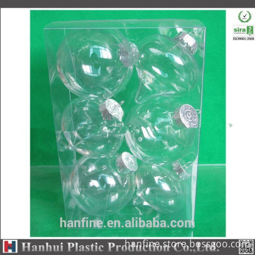 Hanhui brand plastic christmas ball/100mm/any clolor is welcome